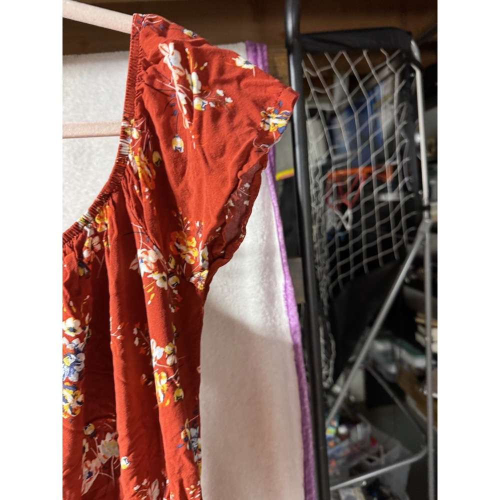 Rue 21 Red/Orange Floral Sundress‎ XL - Picture 15 of 16
